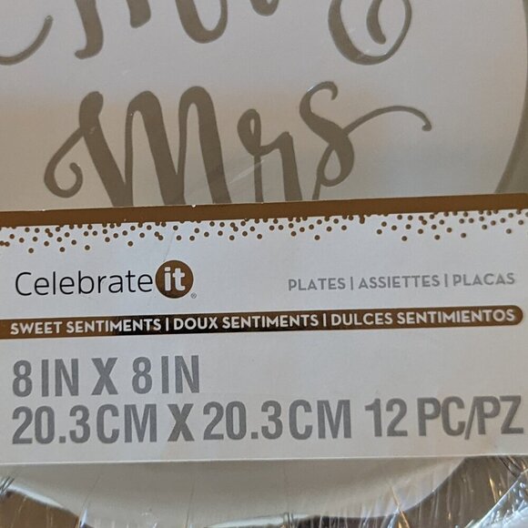 NWT Bachelorette Hen Party Wedding Reception Coasters Paper Plates Celebrate It - Picture 6 of 8